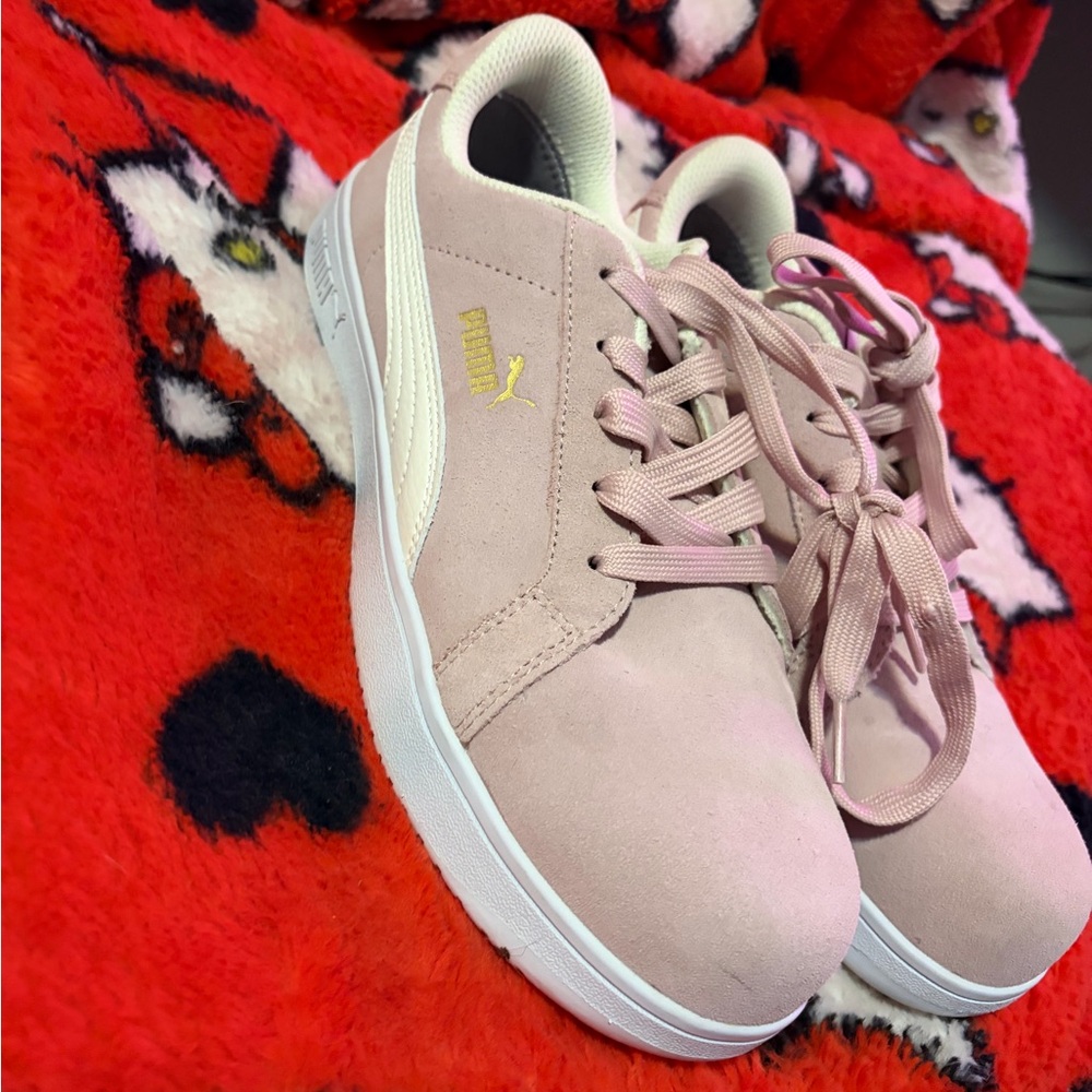 Puma Pink and White Women's Shoes